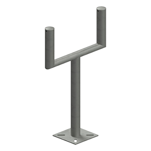 Double Instrument Floor Mount Stand; Standard